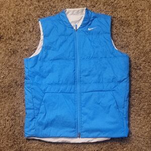 Nike Blue/Grey Reversible Golf Vest